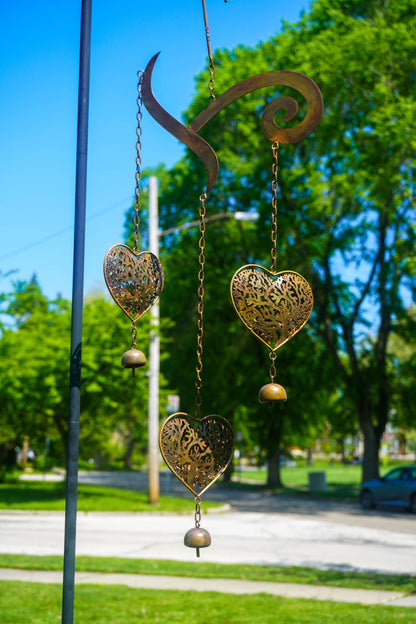 Heart Tree of Life Scroll Wind Chime - Happy Gardens