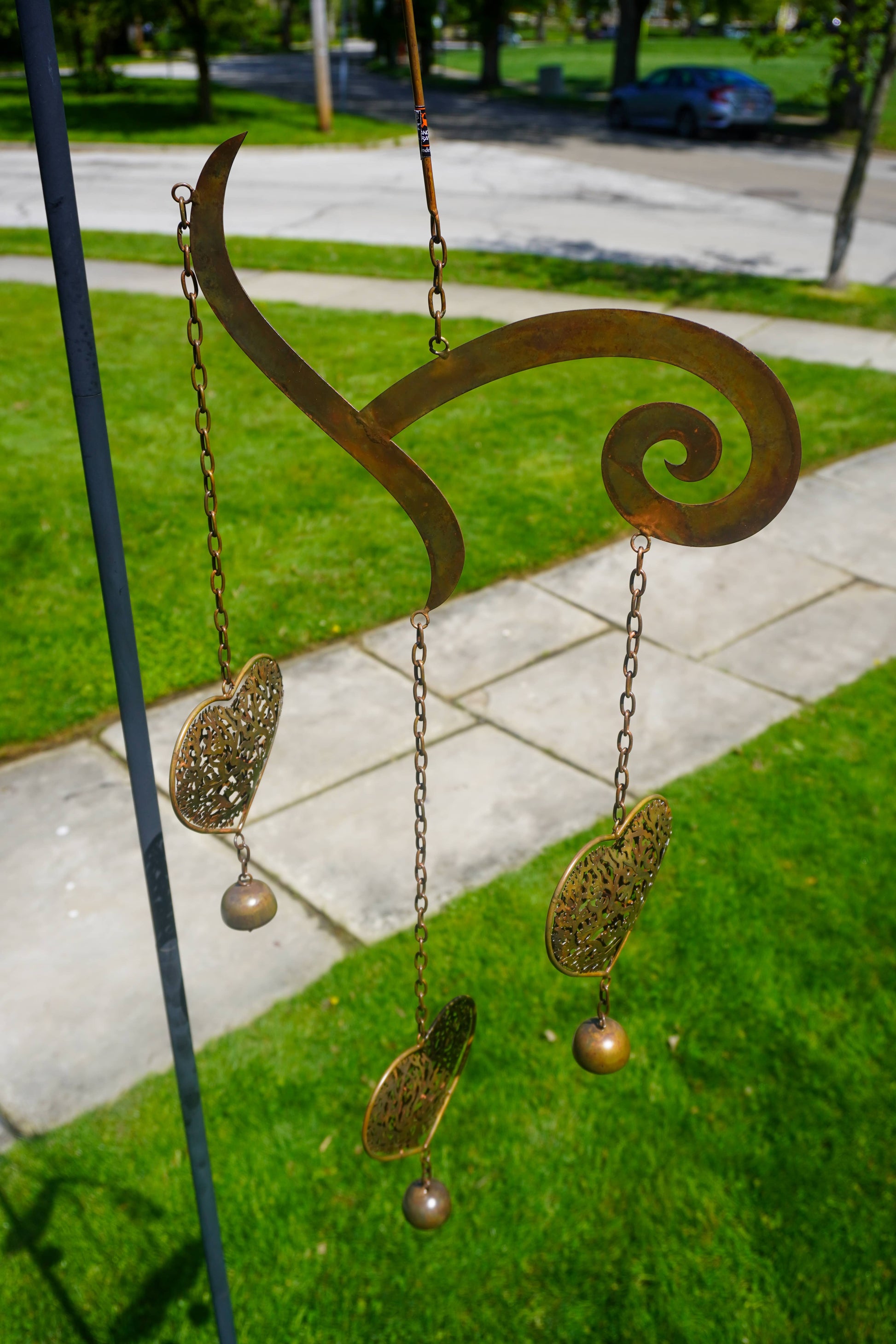 Heart Tree of Life Scroll Wind Chime - Happy Gardens