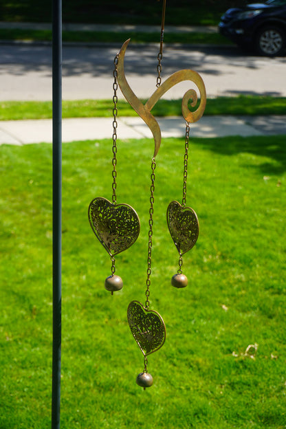 Heart Tree of Life Scroll Wind Chime - Happy Gardens