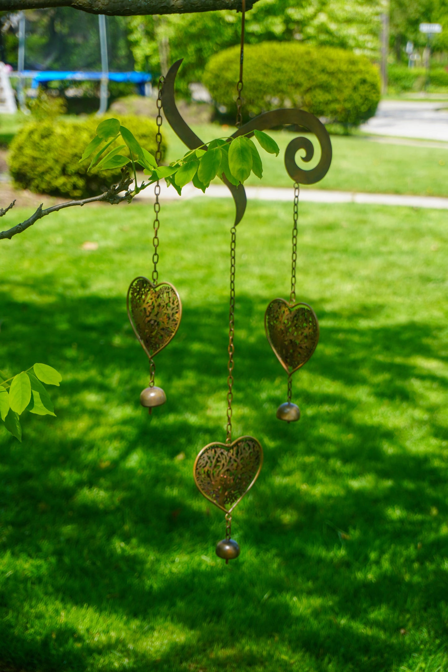 Heart Tree of Life Scroll Wind Chime - Happy Gardens