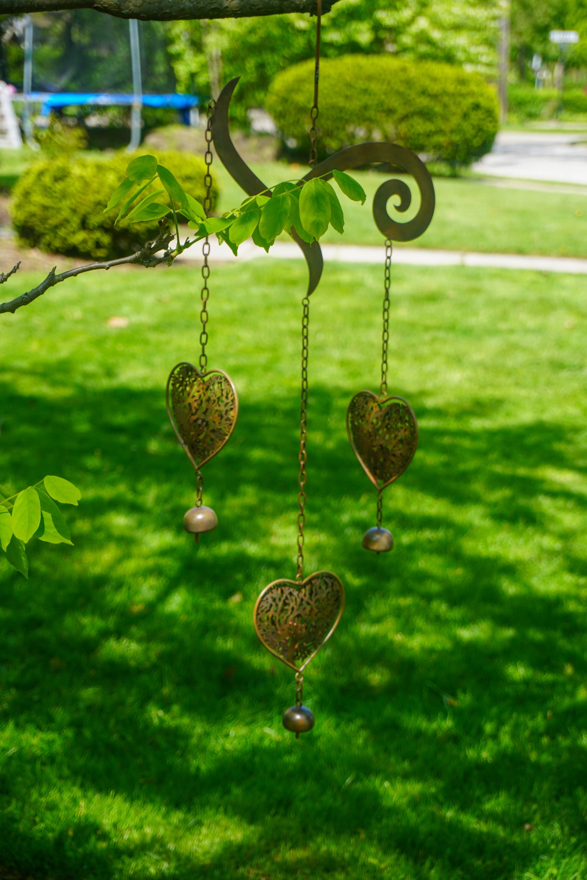 Heart Tree of Life Scroll Wind Chime - Happy Gardens