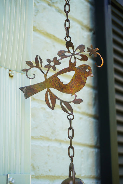 Triple Birds Flamed Hanging Ornament - Happy Gardens