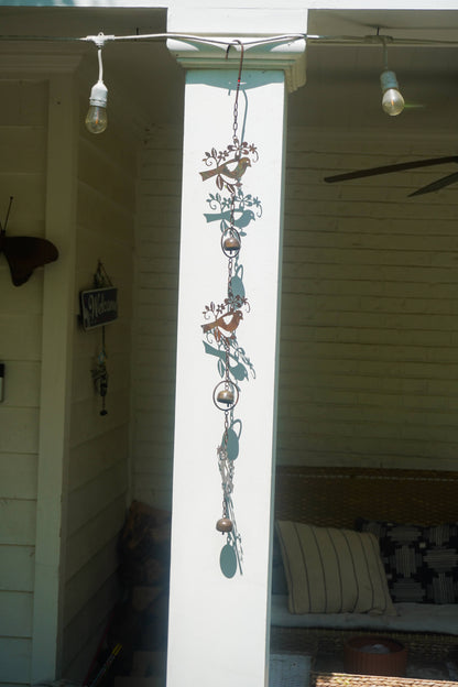 Triple Birds Flamed Hanging Ornament - Happy Gardens
