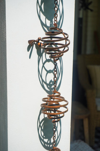 Happy Gardens - Bee Spiral Ornament