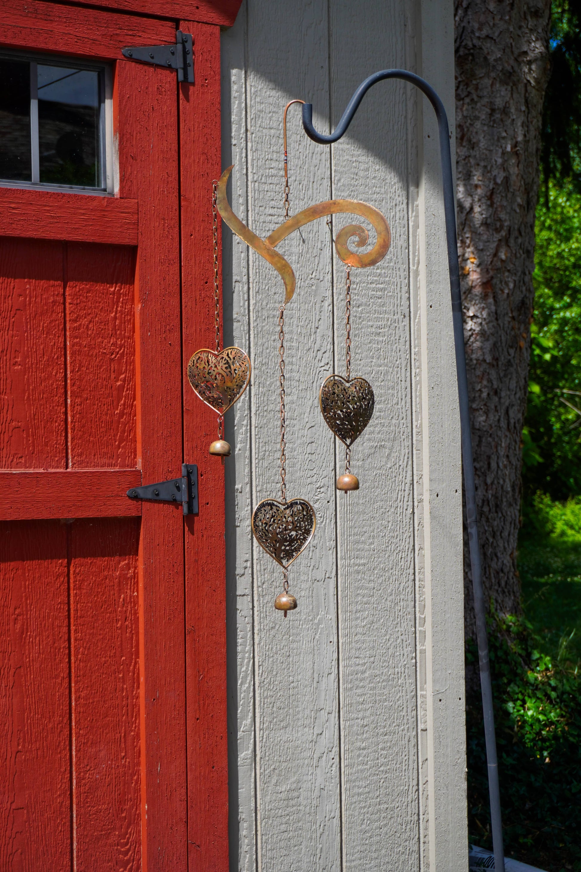 Heart Tree of Life Scroll Wind Chime