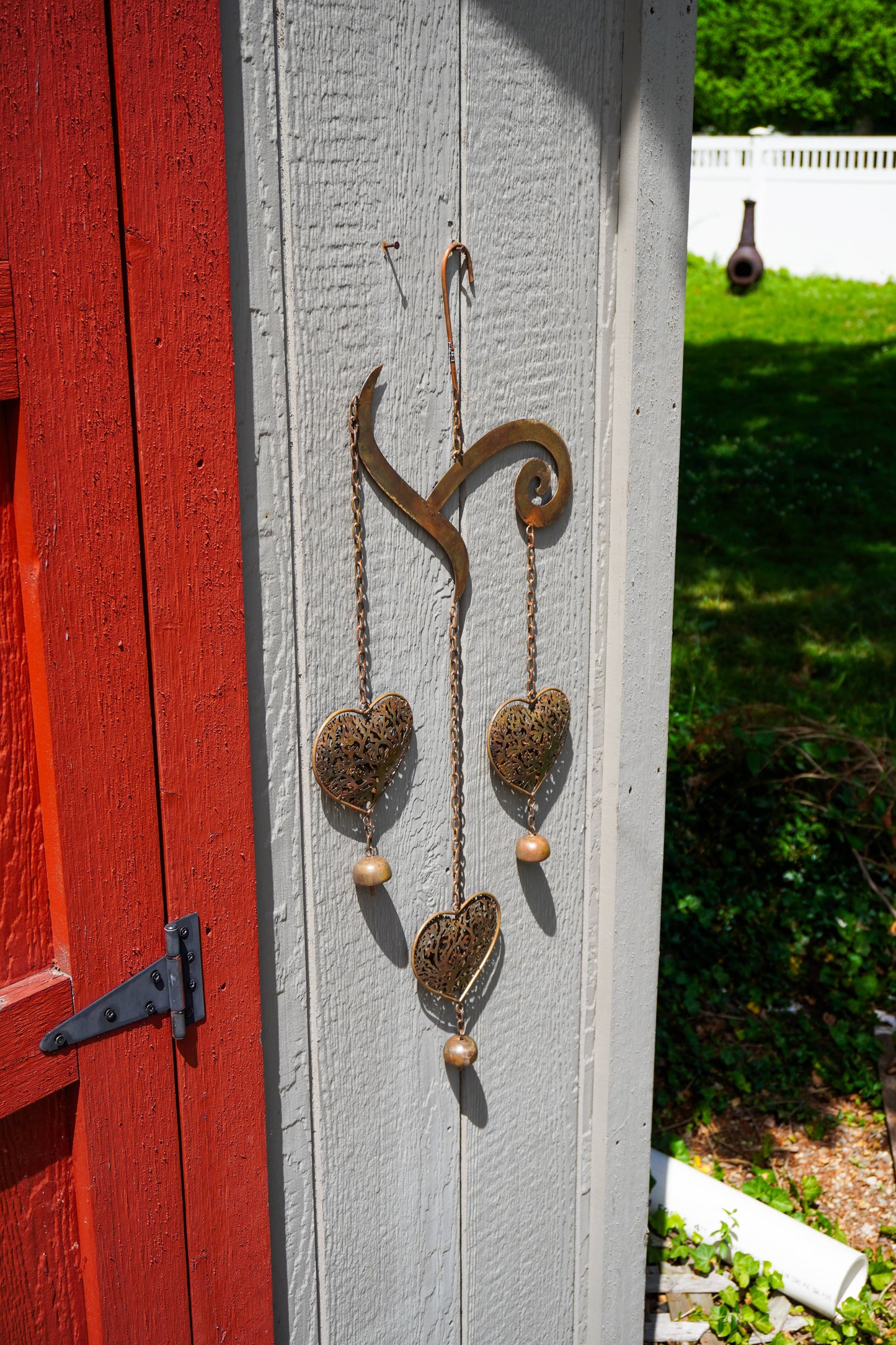 Heart Tree of Life Scroll Wind Chime