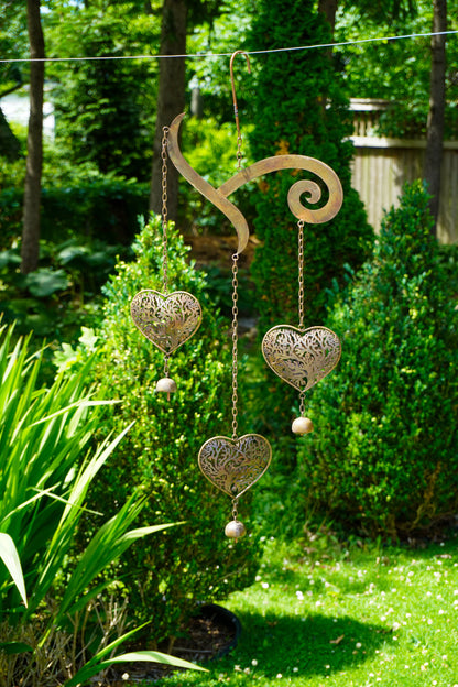 Heart Tree of Life Scroll Wind Chime