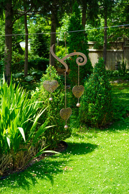 Heart Tree of Life Scroll Wind Chime