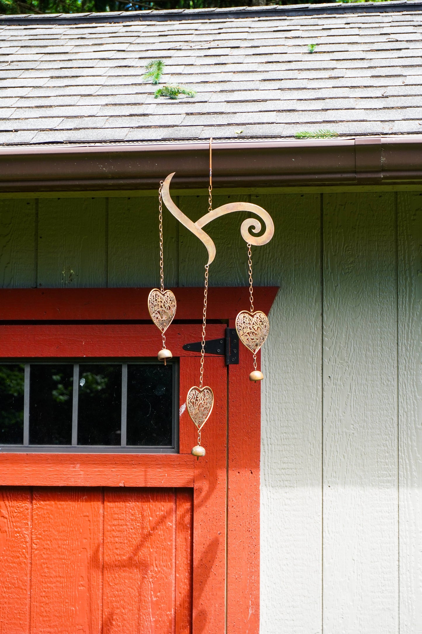 Heart Tree of Life Scroll Wind Chime