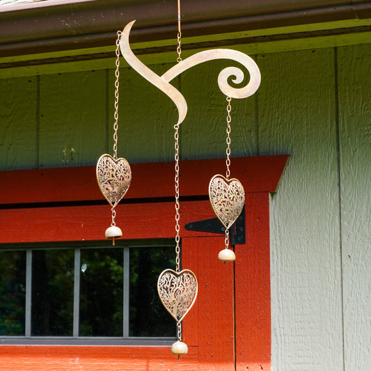 Heart Tree of Life Scroll Wind Chime