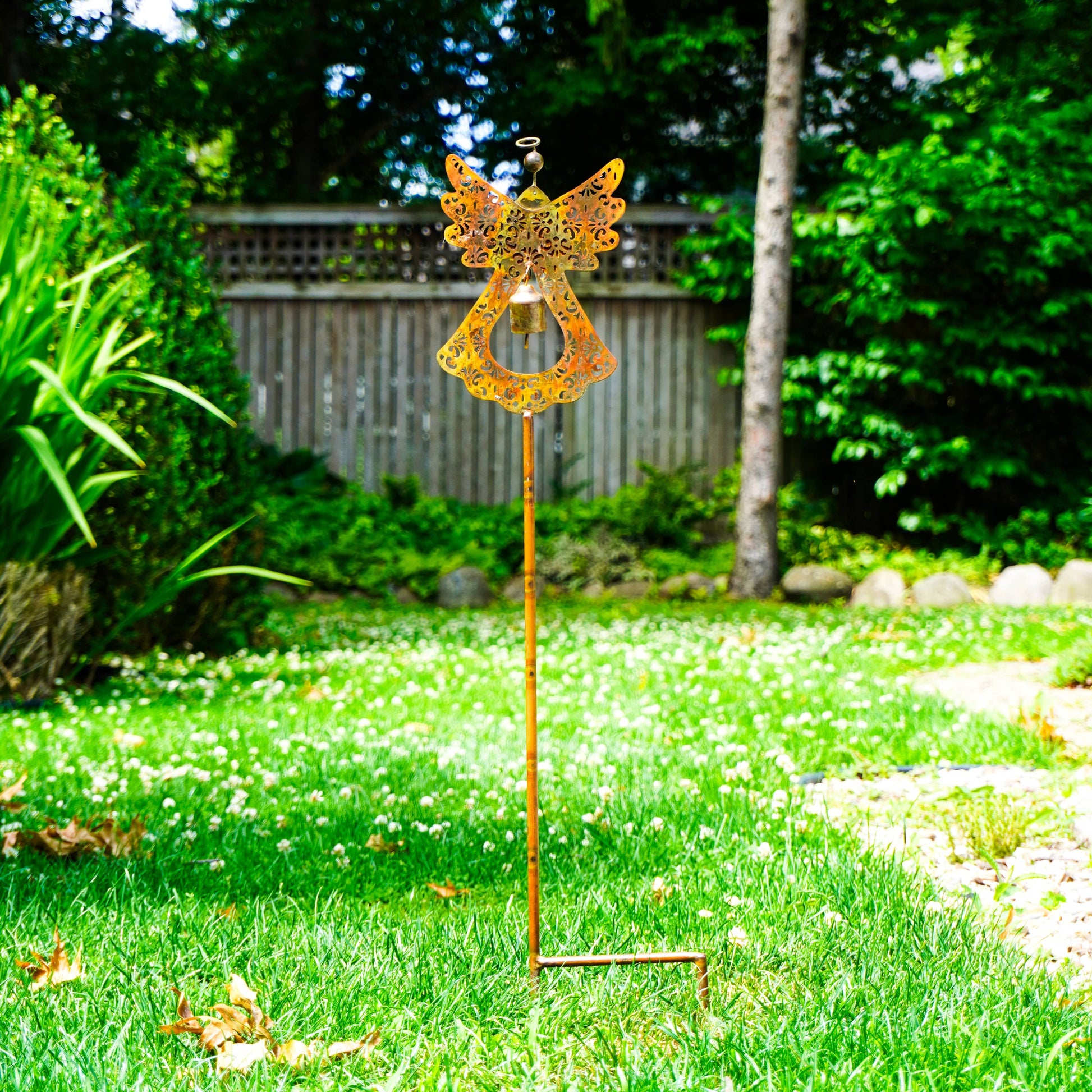 Angel Flamed Garden Stake