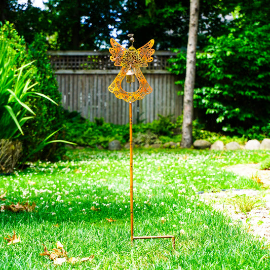 Angel Flamed Garden Stake