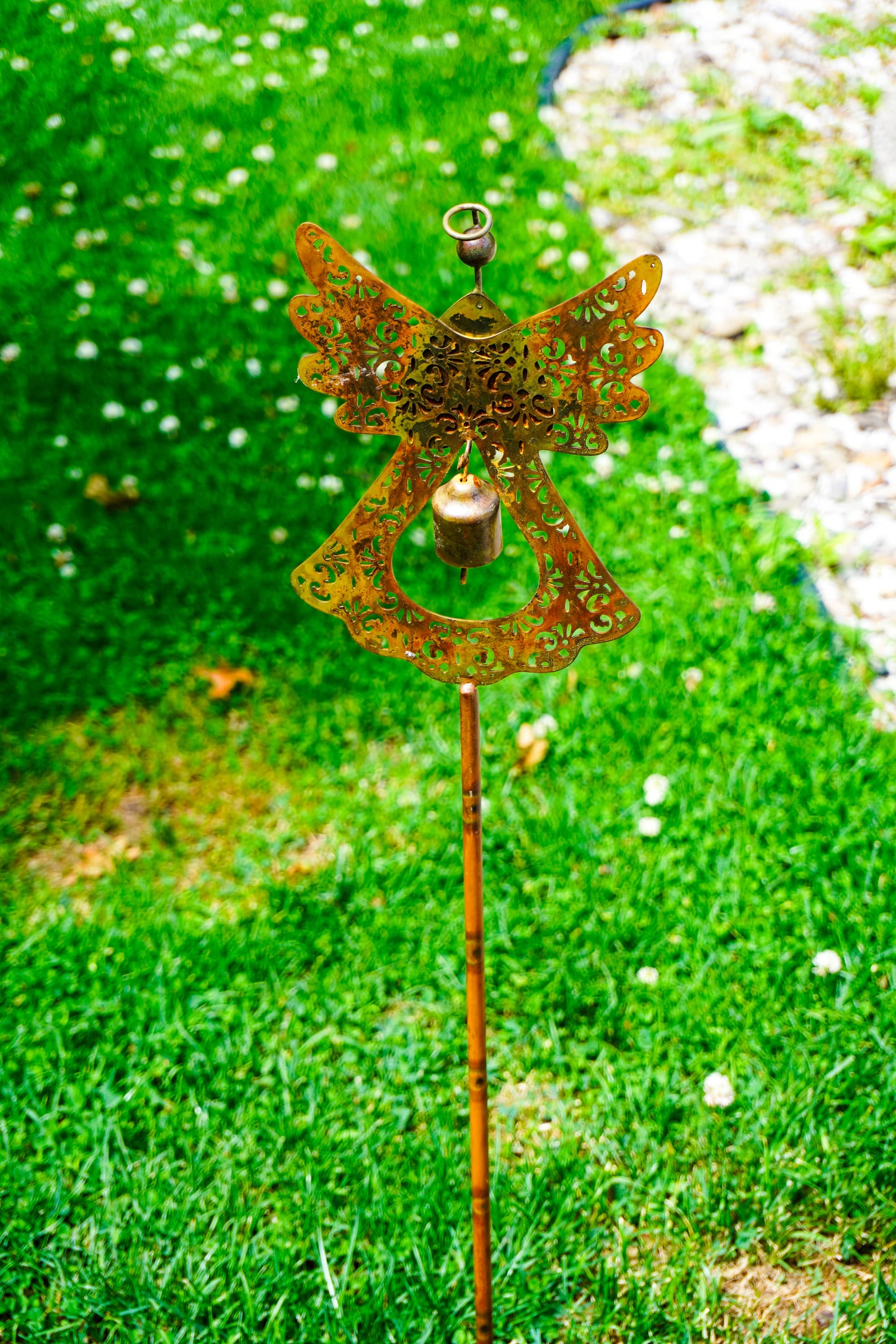 Angel Flamed Garden Stake