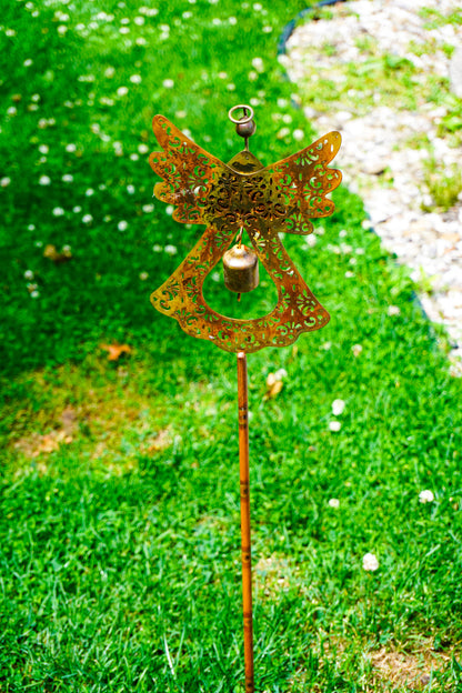 Angel Flamed Garden Stake