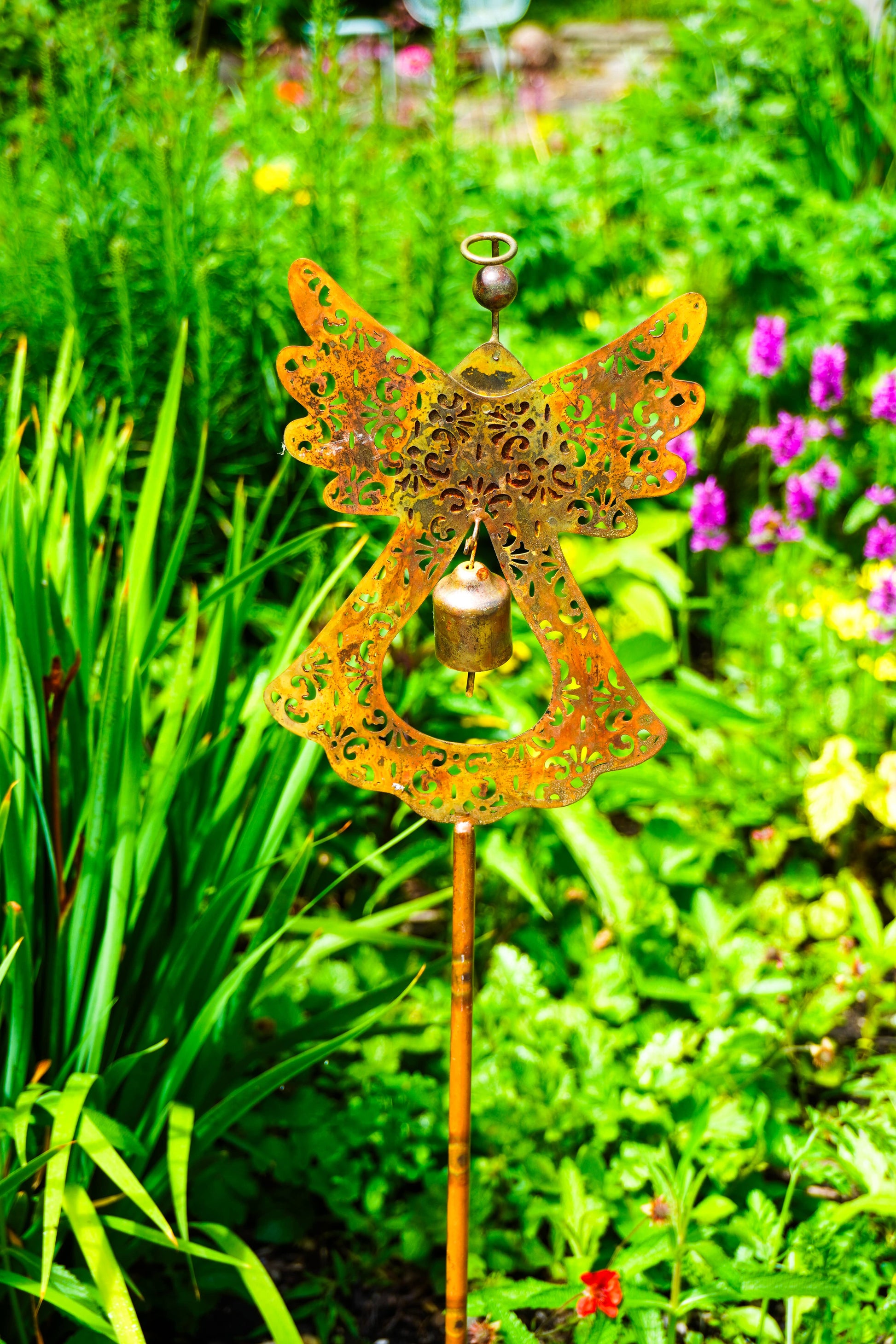 Angel Flamed Garden Stake