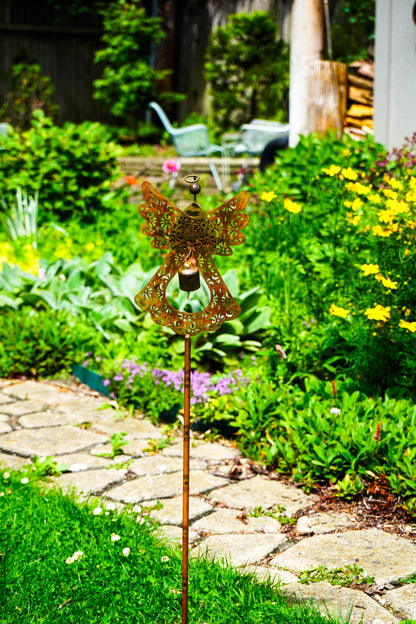 Angel Flamed Garden Stake