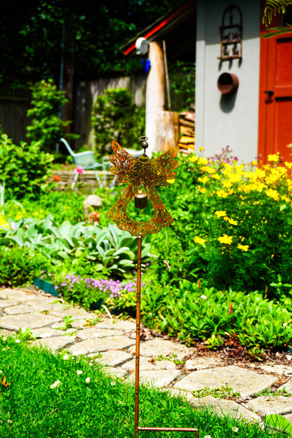 Angel Flamed Garden Stake