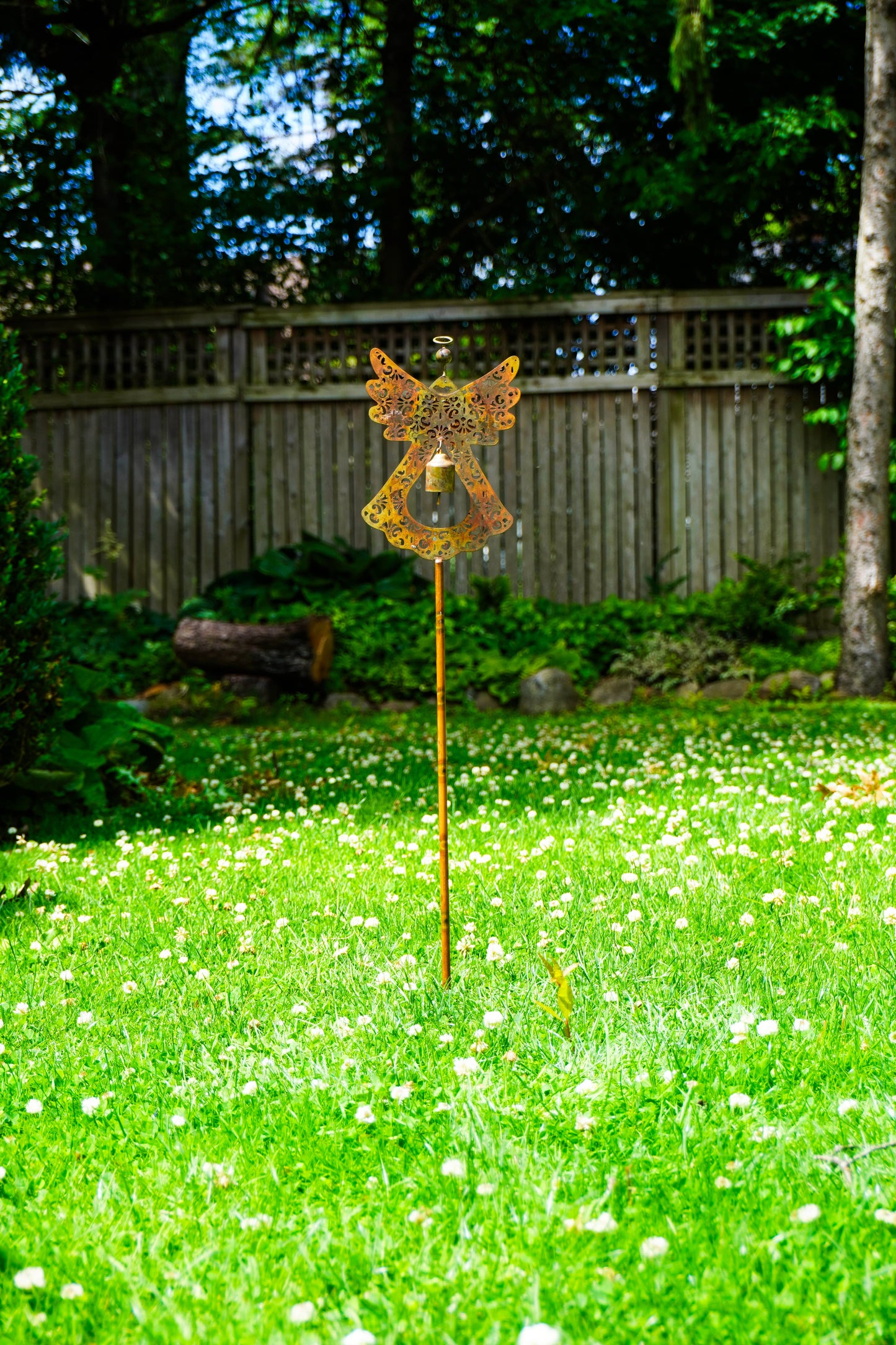 Angel Flamed Garden Stake