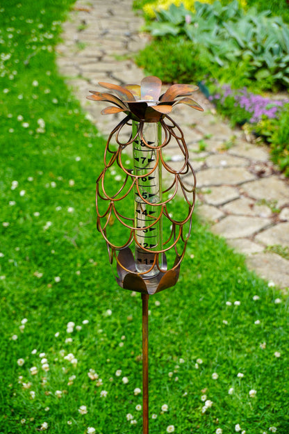 Happy Gardens - Pineapple Rain Gauge Stake