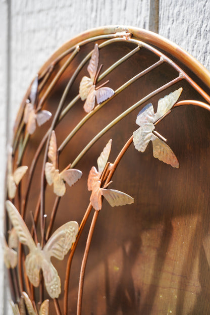 Happy Gardens - Raised Butterflies Wall Decor Disc