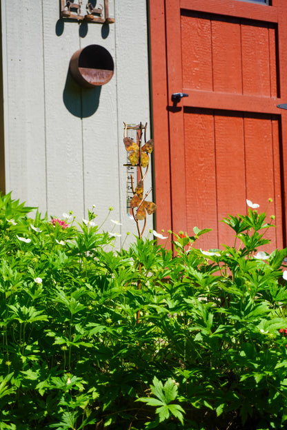 Happy Gardens - Butterfly Duo Rain Gauge