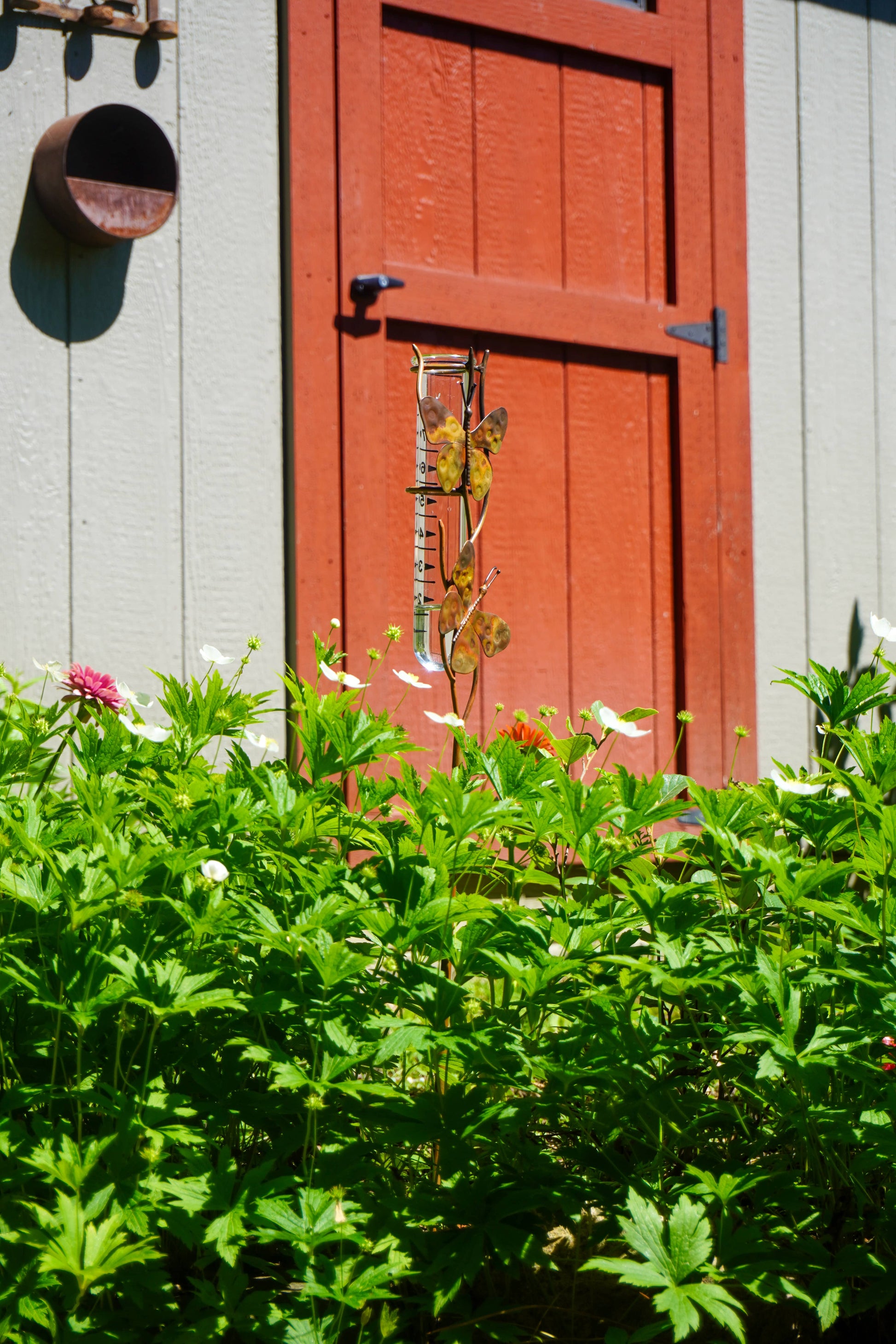 Happy Gardens - Butterfly Duo Rain Gauge
