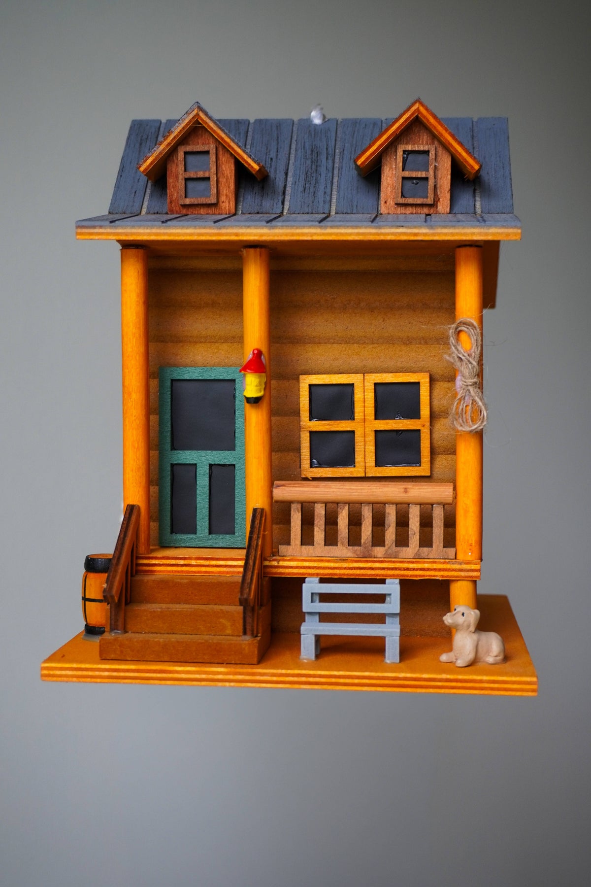 Log Cabin Bird House - Happy Gardens