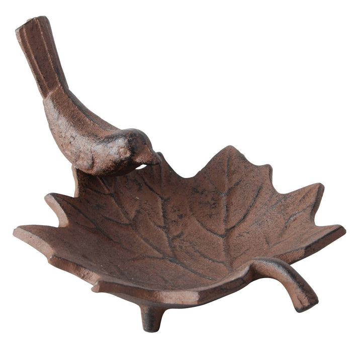 Small Maple Leaf Bird Bath - Happy Gardens