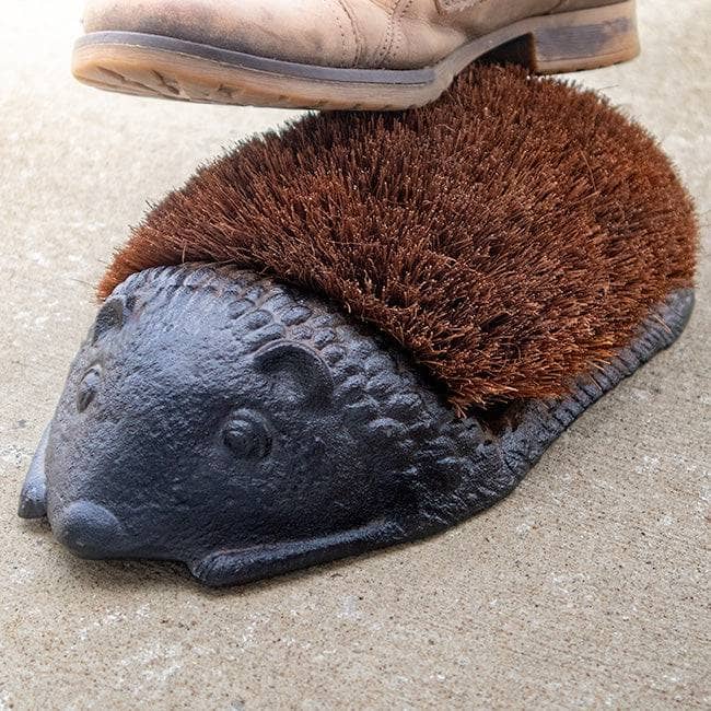 Giant Hedgehog Boot Brush - Happy Gardens