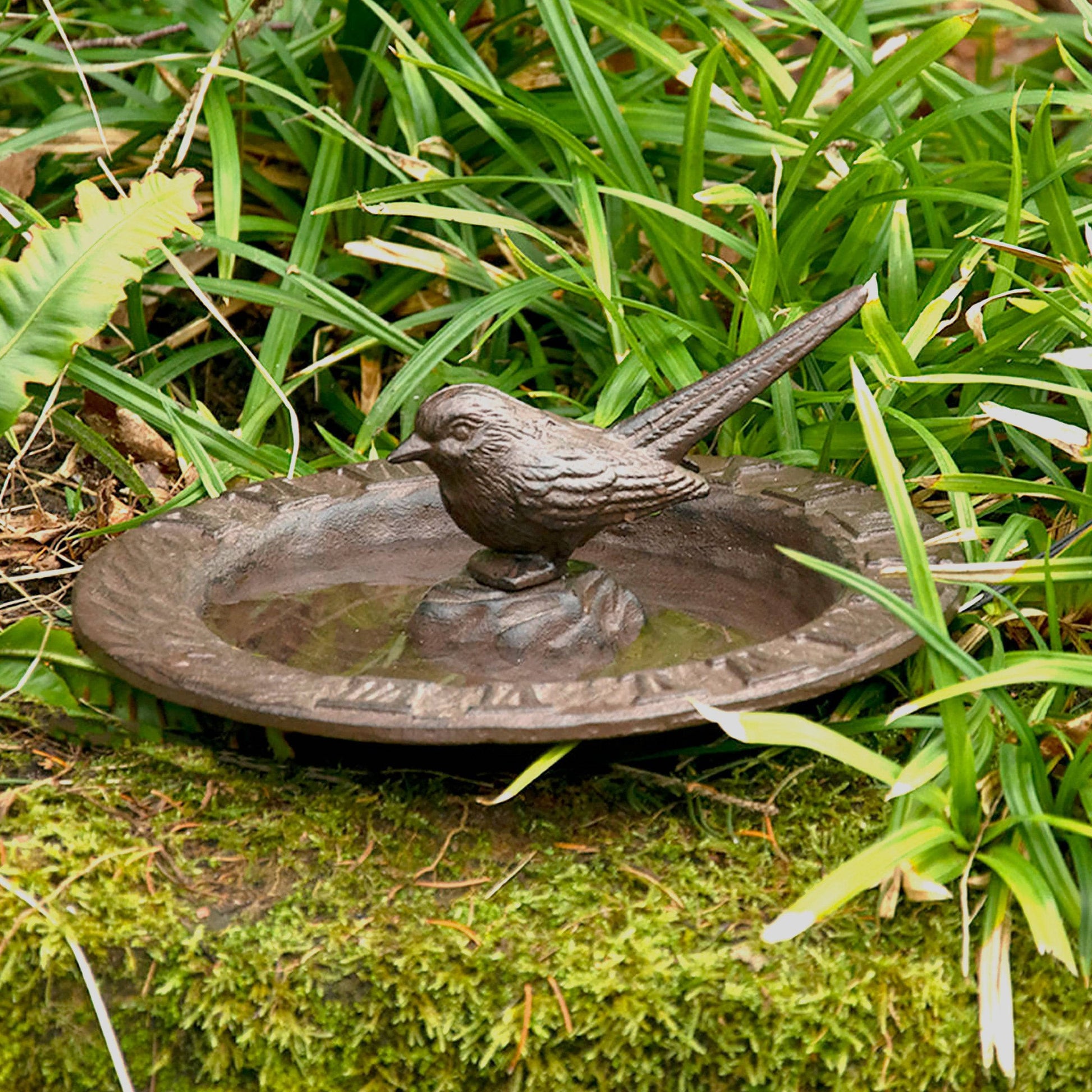 Cast Iron Sundial Bird Bath - Happy Gardens