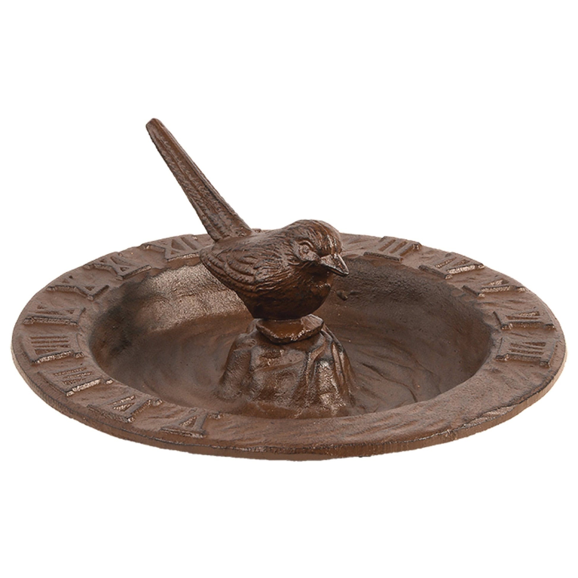 Cast Iron Sundial Bird Bath - Happy Gardens