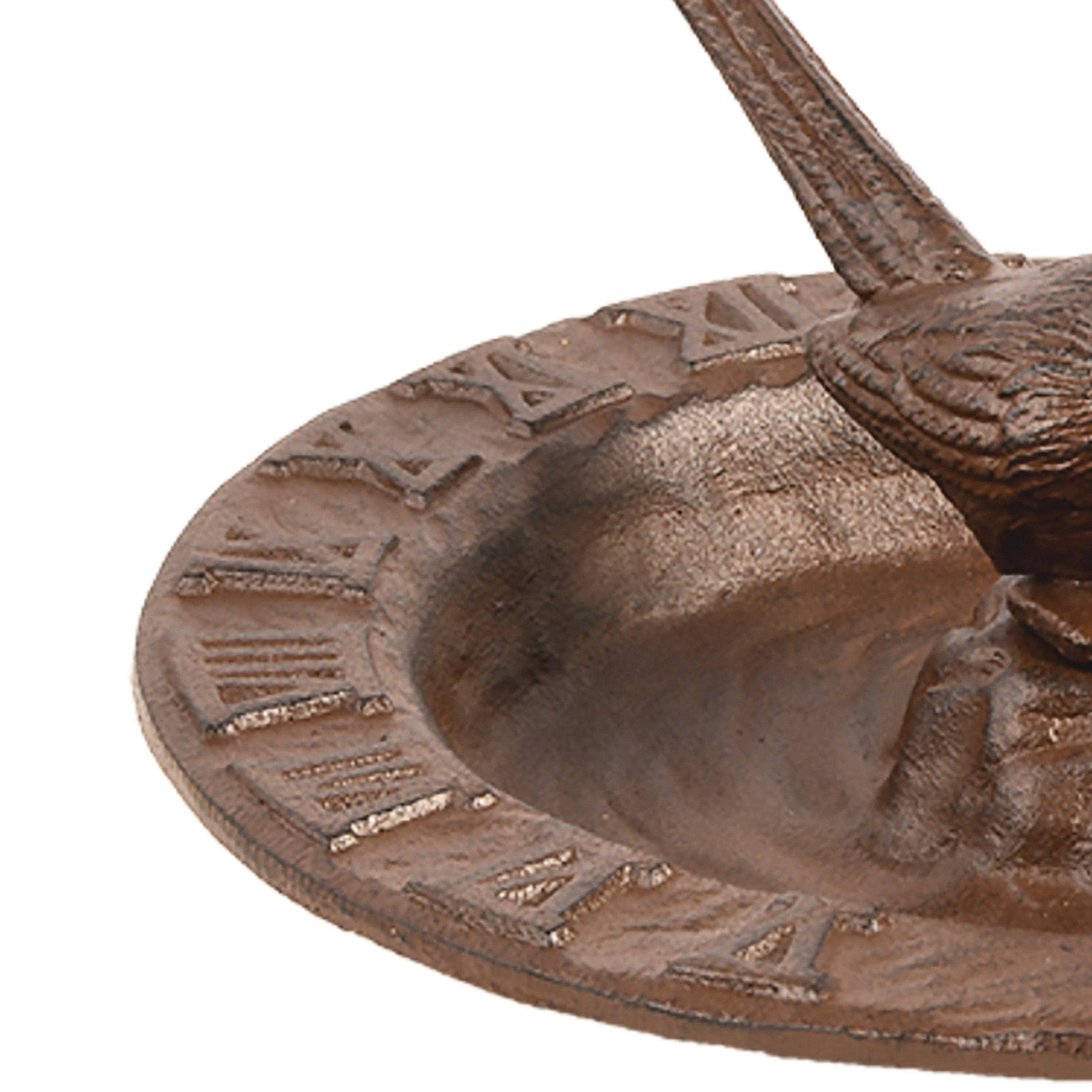 Cast Iron Sundial Bird Bath - Happy Gardens