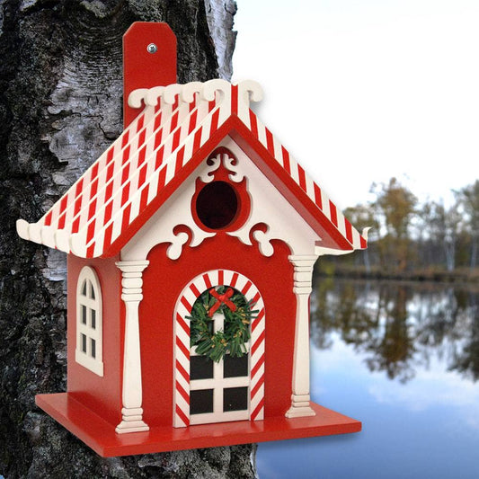 Candy Cane Birdhouse