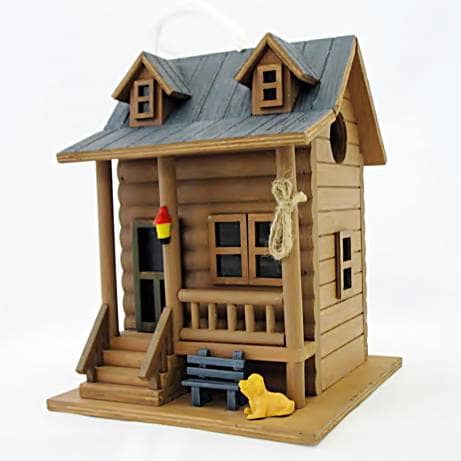 Log Cabin Bird House