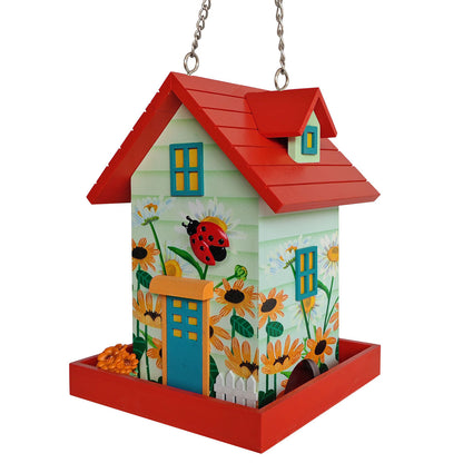 Lady Bug Bird Feeder - Happy Gardens