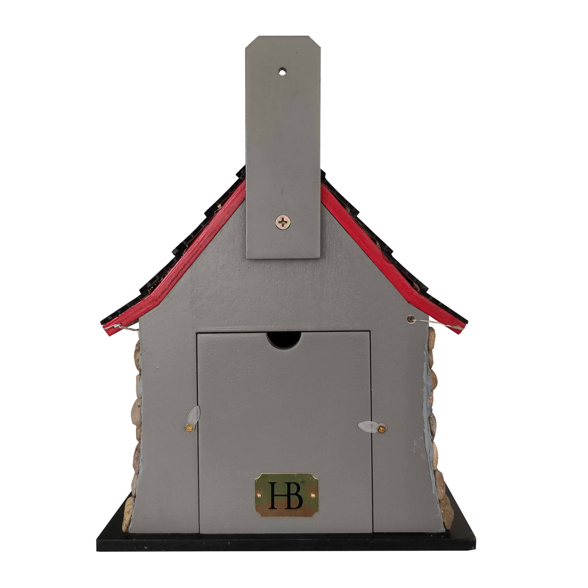 Charlevoix Stone Christmas Cottage with LED lights