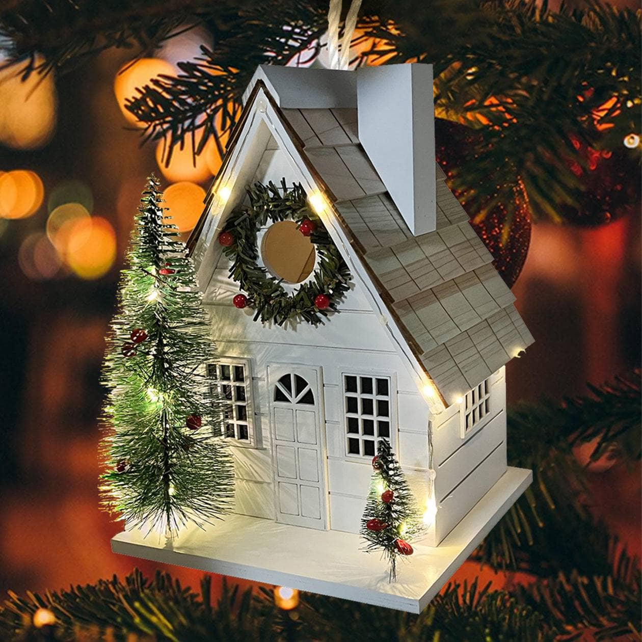 Happy Gardens - Christmas Chateau with LED Lights