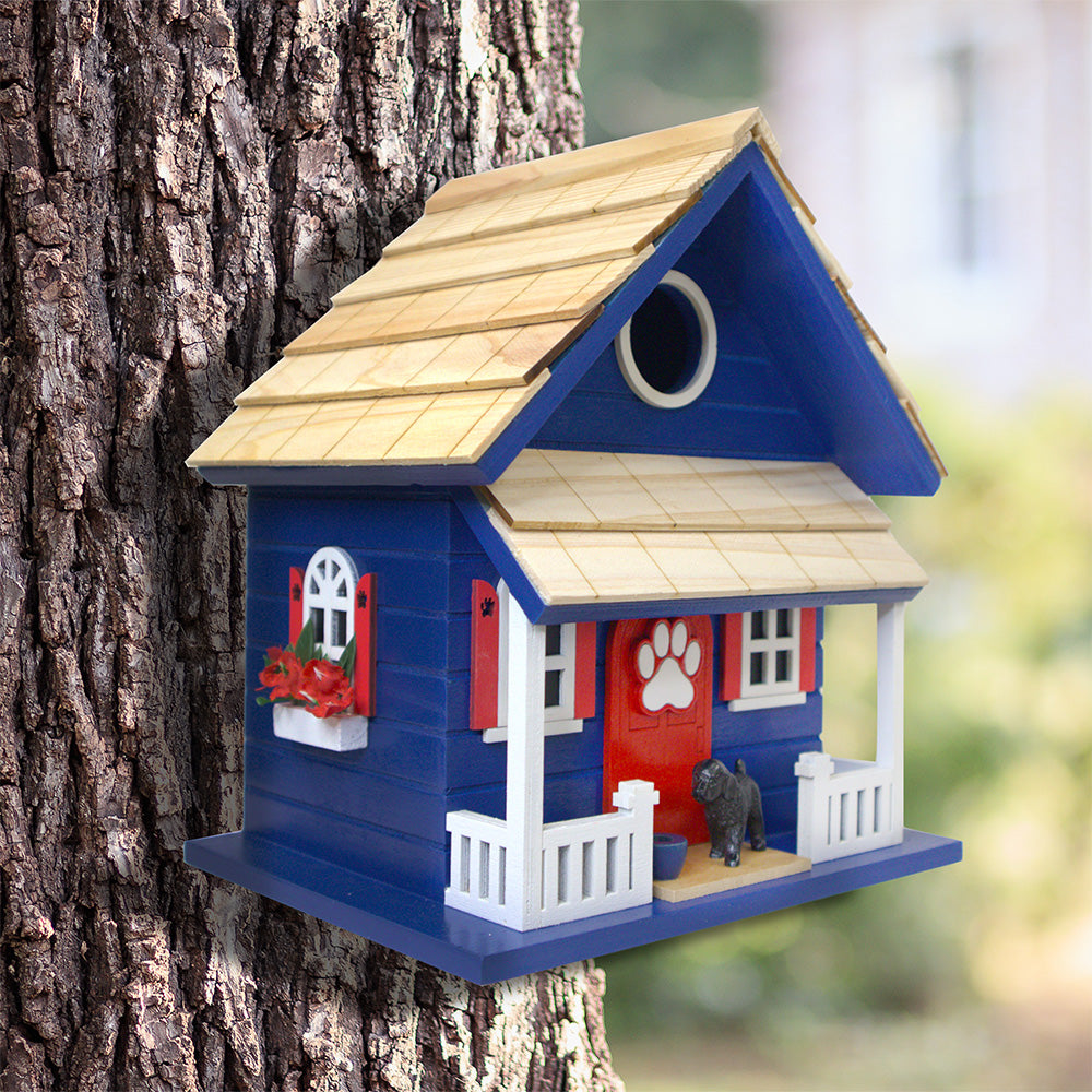 Bow Wow Bird House - Blue
