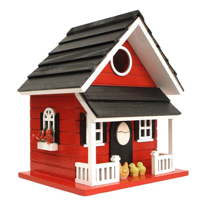 Hen House Bird House - Red