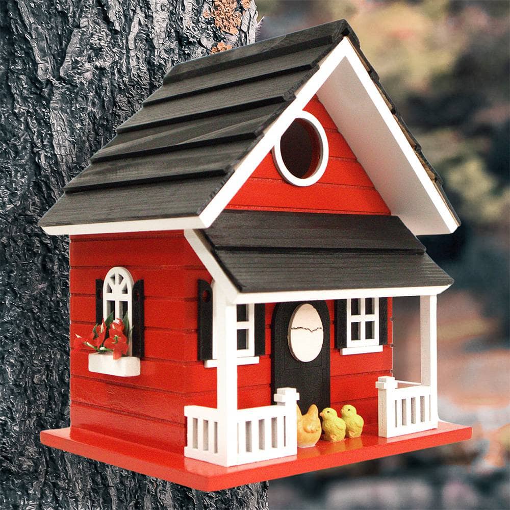 Hen House Bird House - Red