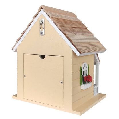 Bunny House Birdhouse - Yellow