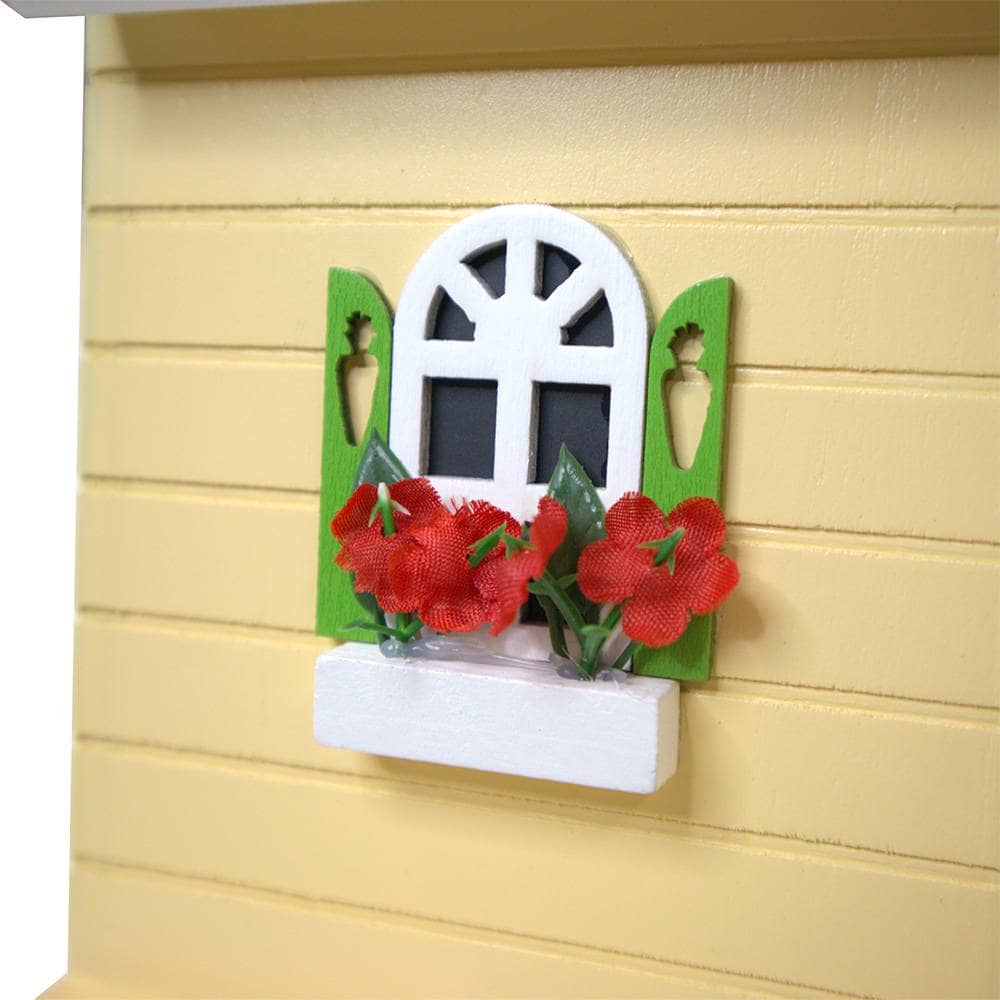 Bunny House Birdhouse - Yellow