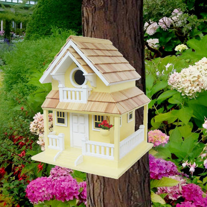 Yellow Veranda Bird House
