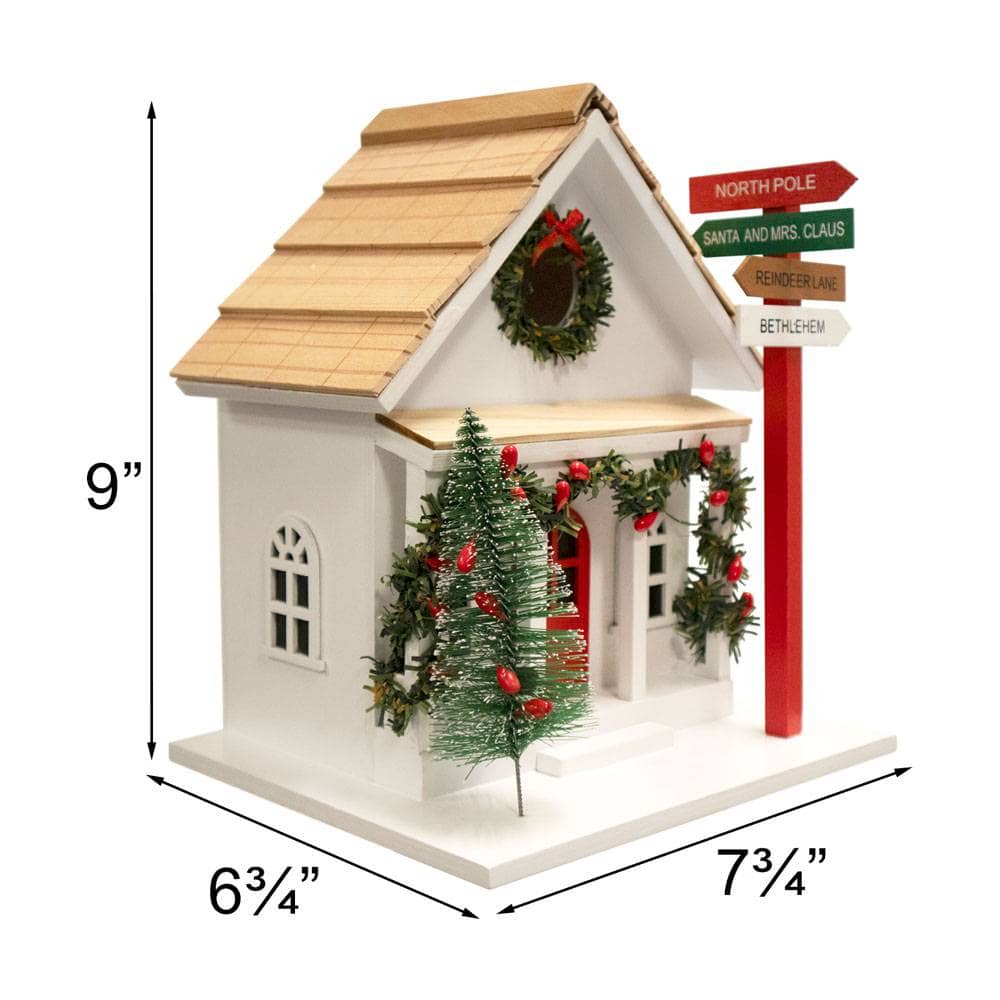 Sign Post Holiday Birdhouse