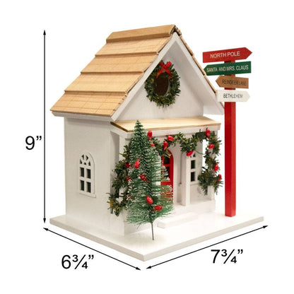 Sign Post Holiday Birdhouse