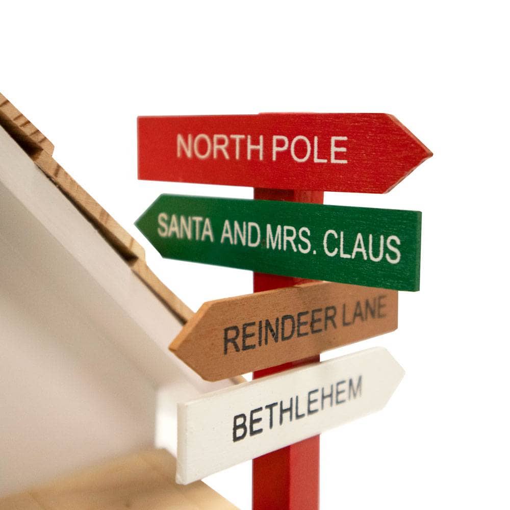 Sign Post Holiday Birdhouse