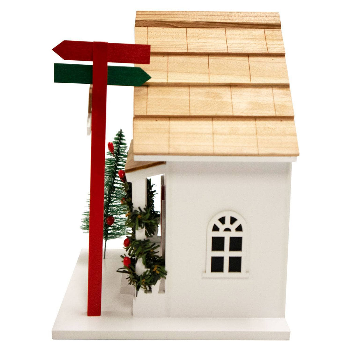 Sign Post Holiday Birdhouse
