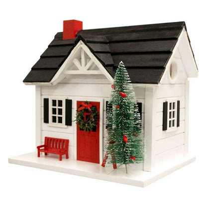 Holiday Ski House with LED Lights