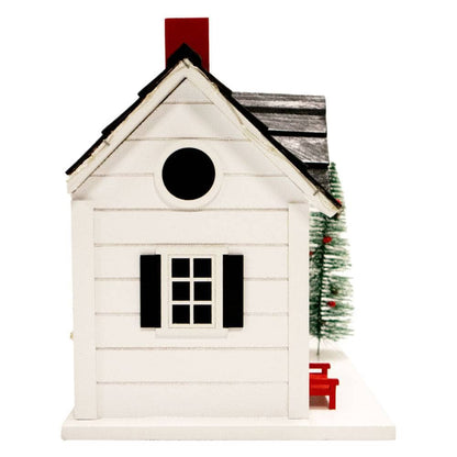 Holiday Ski House with LED Lights