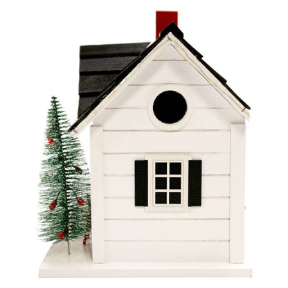 Holiday Ski House with LED Lights